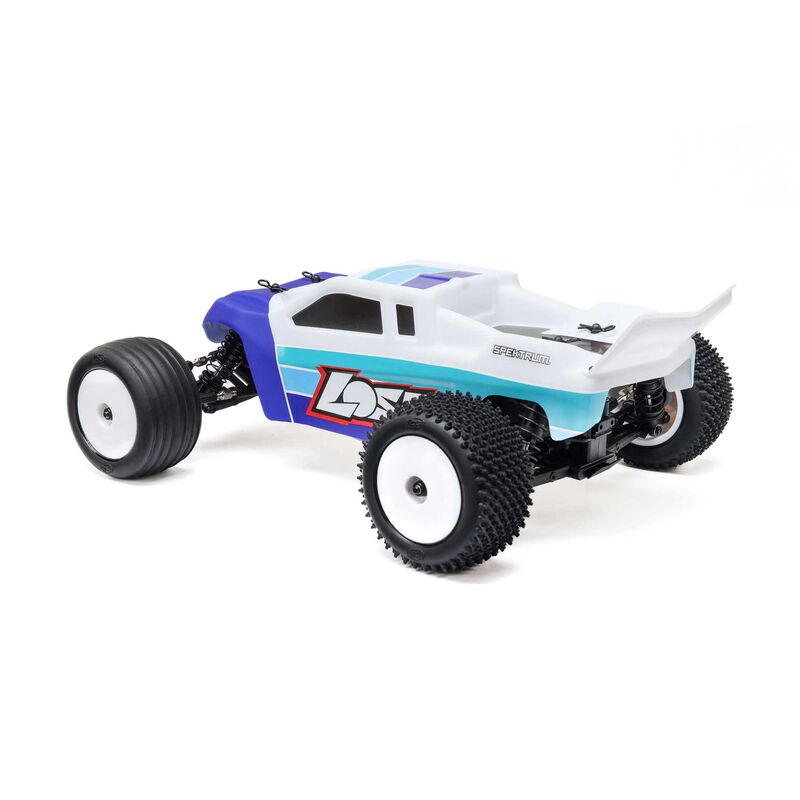 Losi 1/18 Mini-T 2.0 2S 2WD RTR Brushless Stadium Truck, Blue