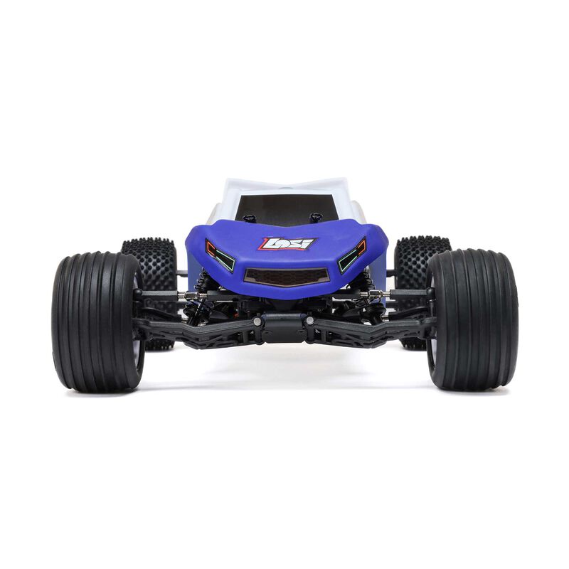 Losi 1/18 Mini-T 2.0 2S 2WD RTR Brushless Stadium Truck, Blue