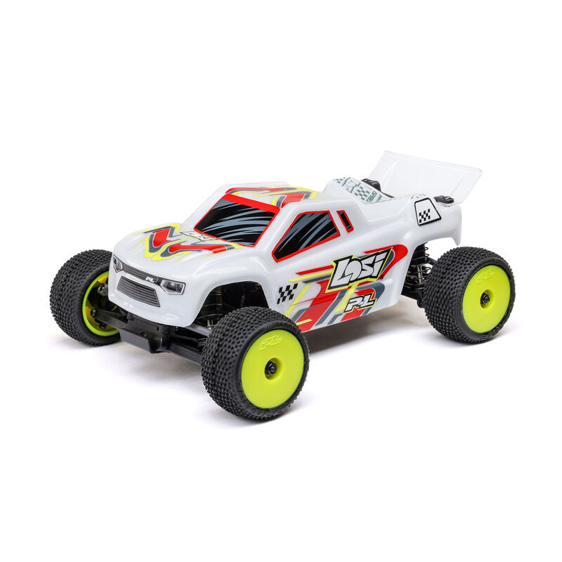 Losi 1/28 Micro-T 2S 2WD RTR Stadium Truck, White