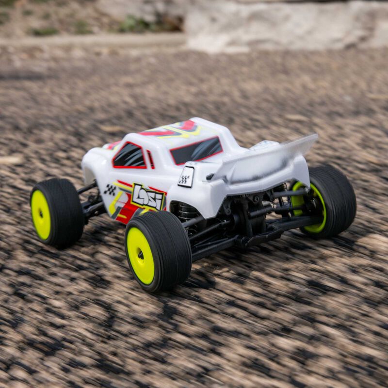Losi 1/28 Micro-T 2S 2WD RTR Stadium Truck, White