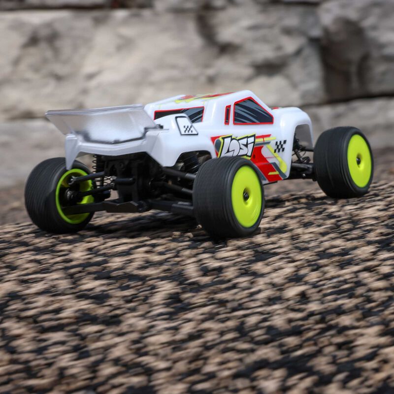 Losi 1/28 Micro-T 2S 2WD RTR Stadium Truck, White
