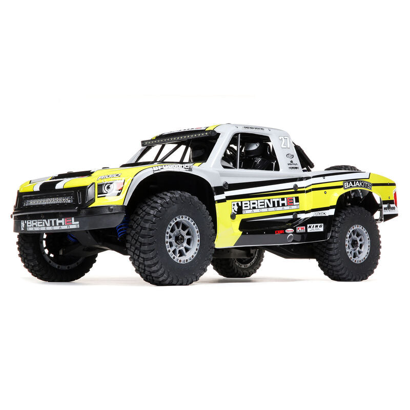 Losi 1/6 Super Baja Rey Brenthel 8S 4X4 RTR Brushless Desert Truck, Yellow