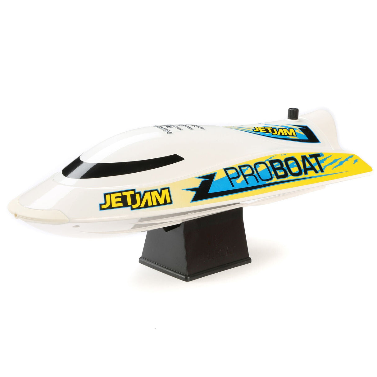 Jet Jam V2 12" Self-Righting Pool Racer Brushed RTR, White - PRB08031V2T2