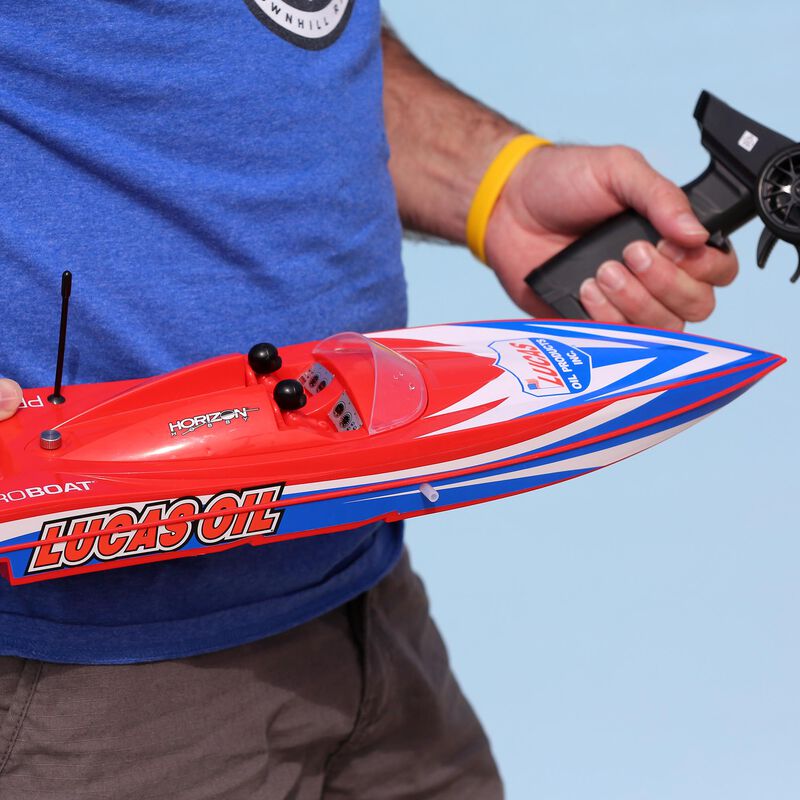 Lucas Oil 17" Power Boat Racer Self-Righting Deep-V RTR - PRB08044T2