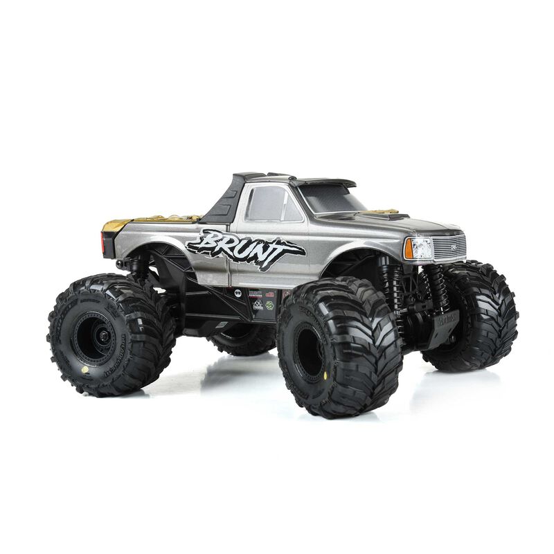 Dreadnaught Mounted Black Wheel F/R (4) for ARRMA GORGON/QUAKE GROM