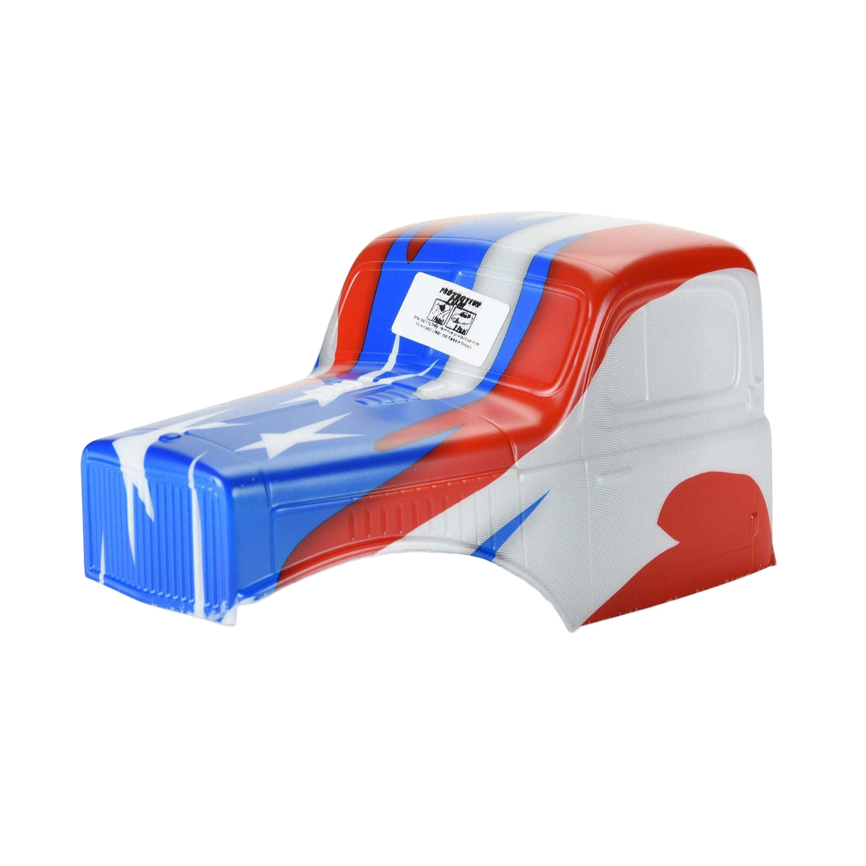 Pro-Line Racing 1/10 Limited Edition Pre-Cut/Pre-Painted Comp Wagon Cab-Only Body 12.3" (313mm) Wheelbase Crawlers, Stars and Stripes