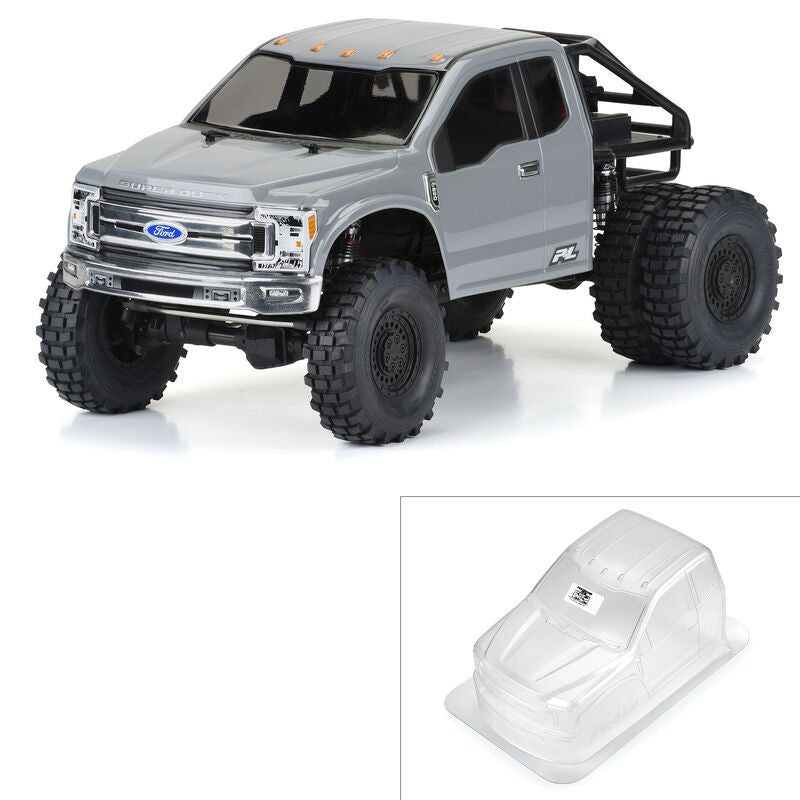 Pro-Line Racing 1/10 2017 Ford F-250 Super Duty Cab-Only Clear Body 12.3" WB Crawler