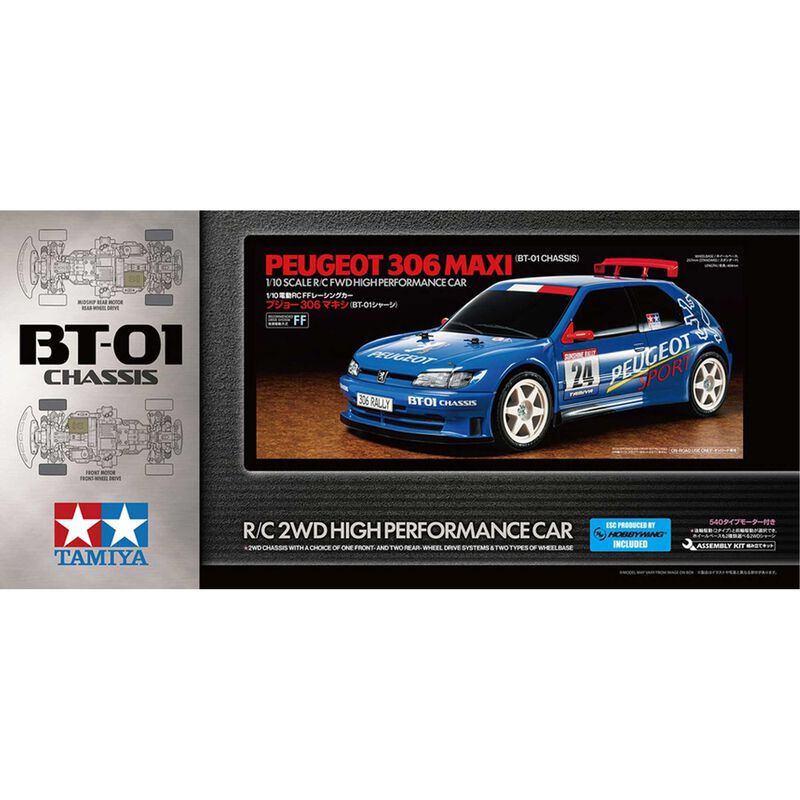Tamiya 1/10 Peugeot 306 Maxi BT-01 2WD Touring Car Kit