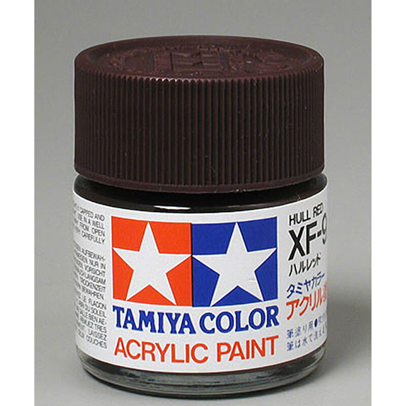 Tamiya Acrylic XF9 Flat, Hull Red