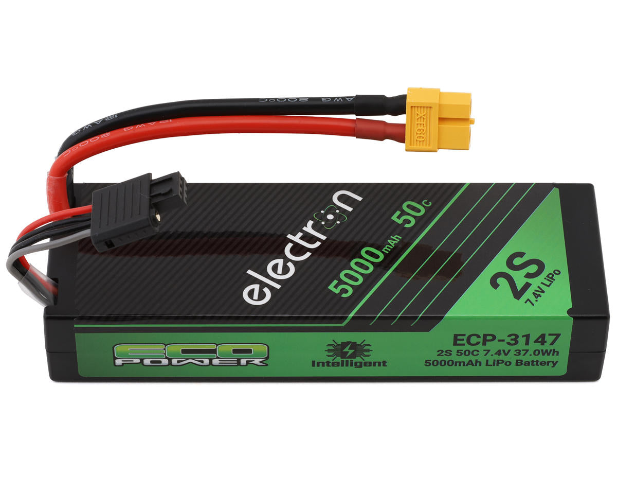 EcoPower "Electron" 2S 50C Intelligent LiPo Battery w/XT60 Connector (7.4V/5000mAh)
