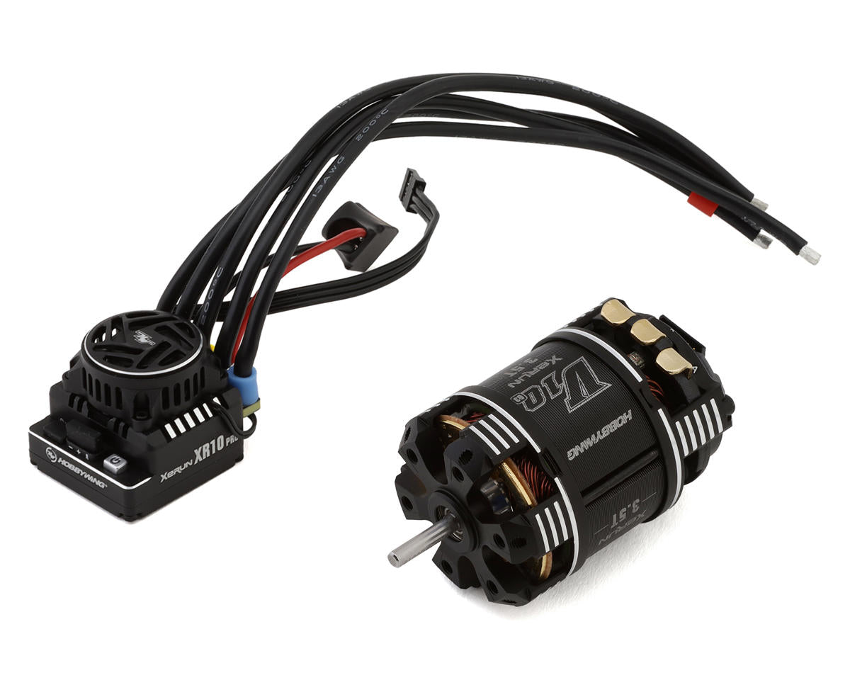 Hobbywing - XR10 Pro G3 Sensored Brushless ESC/V10 G3 Motor Combo (6.0T)