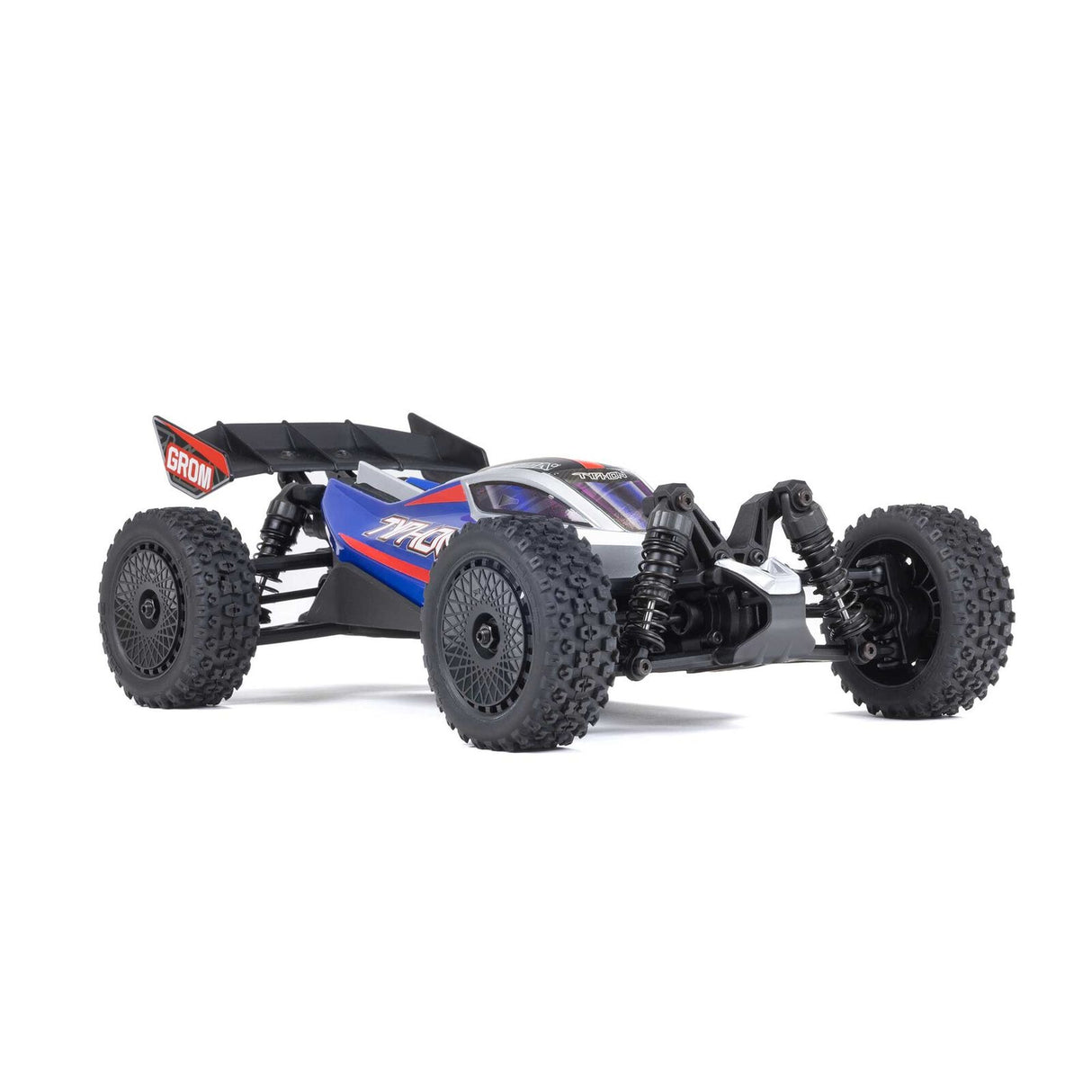 1/14 TYPHON GROM 4X4 RTR Brushed Buggy (Battery & Charger Included), Blue/Silver