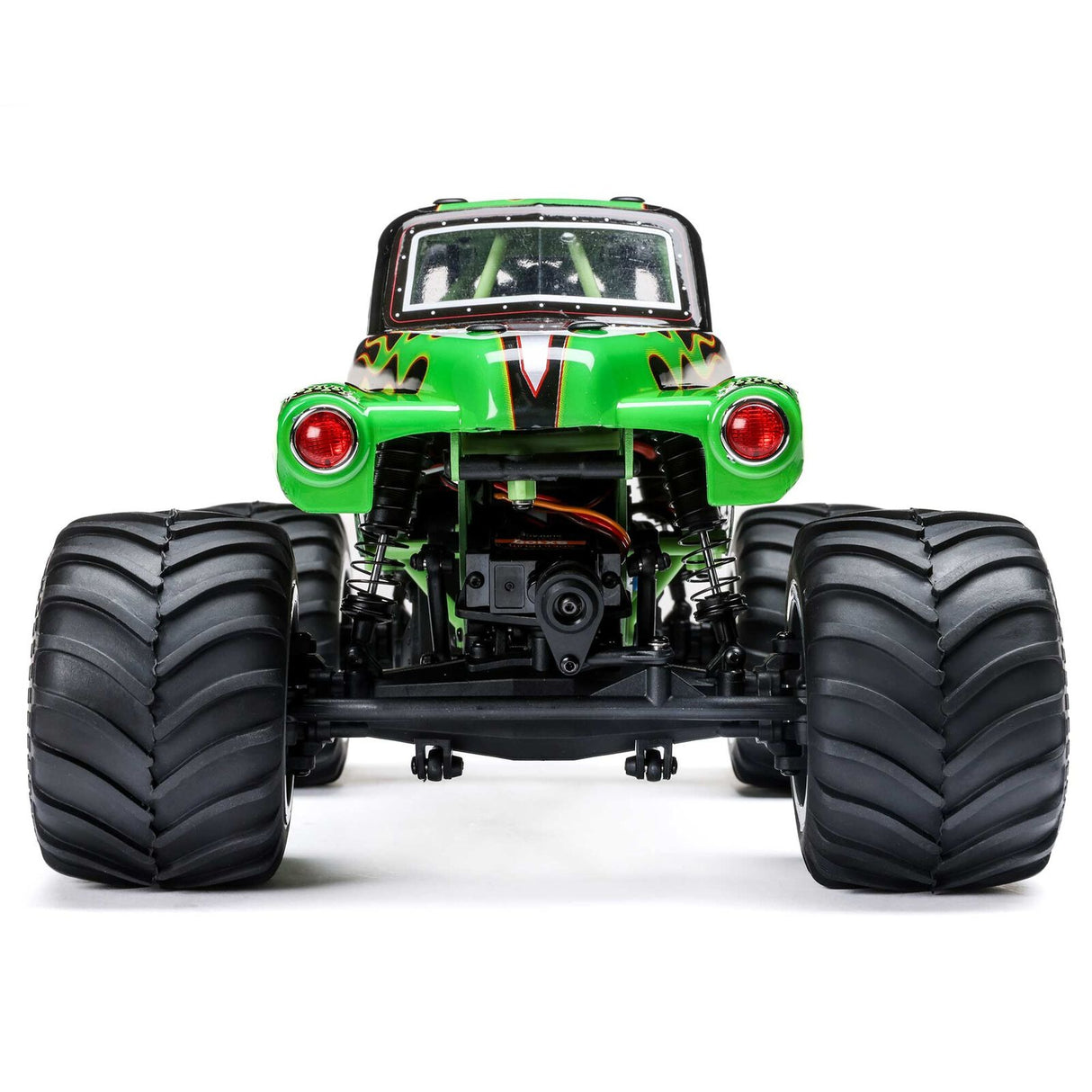 1/18 Mini LMT Grave Digger 2S 4X4 RTR Brushed Monster Truck (Battery & Charger Included), Green