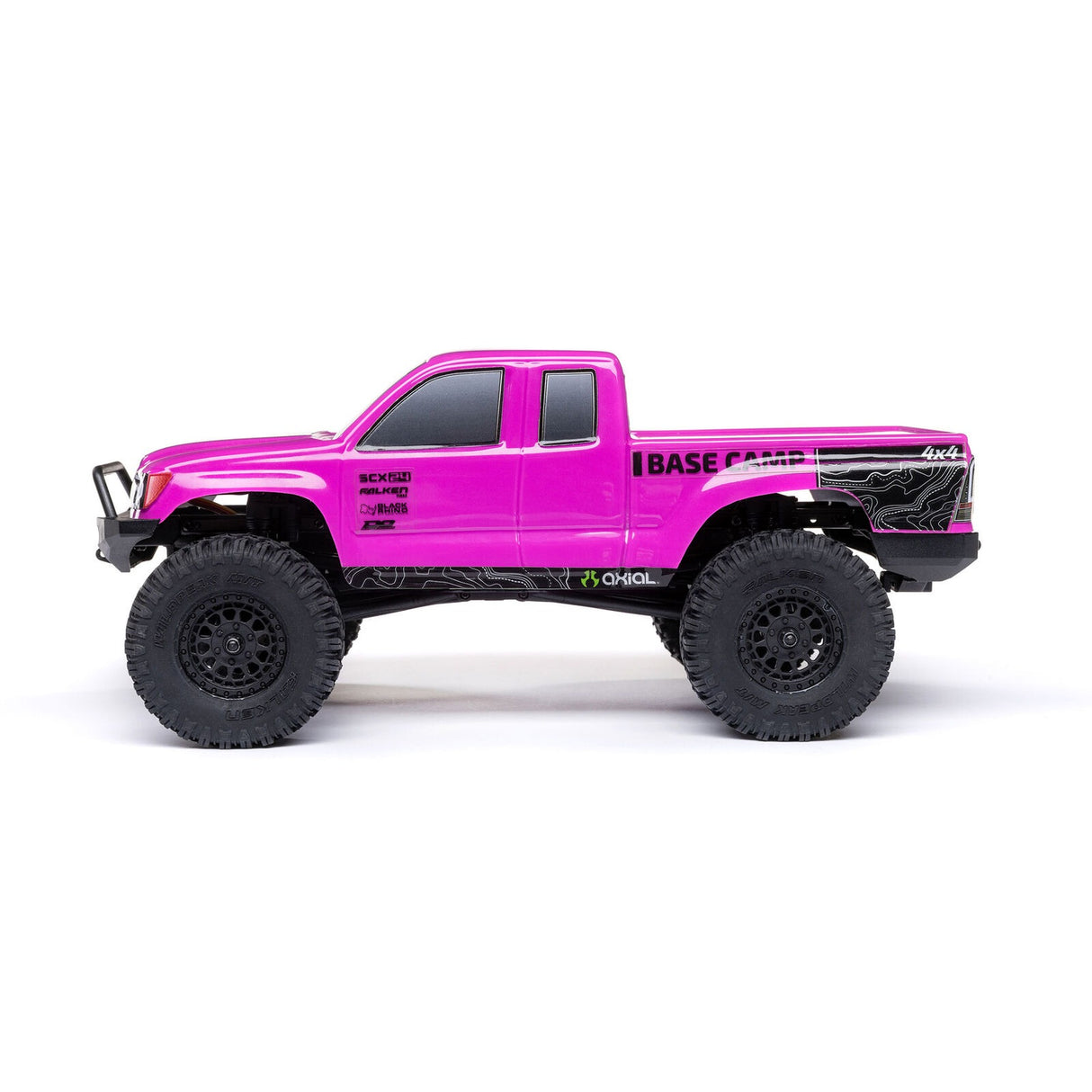 1/24 SCX24 Base Camp 4X4 RTR Brushed Rock Crawler (Battery & Charger Included), Pink