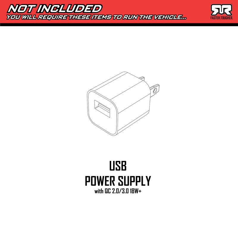 1/16 MOJAVE GROM 4X4 RTR Brushed Desert Truck (Battery & Charger Included), Red/Black