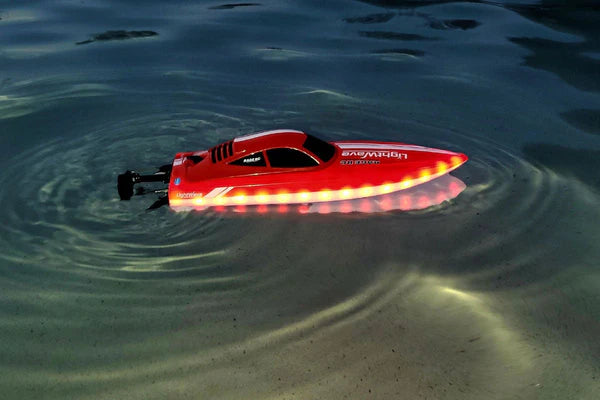 Rage R/C - LightWave Electric Micro RTR Boat; Red