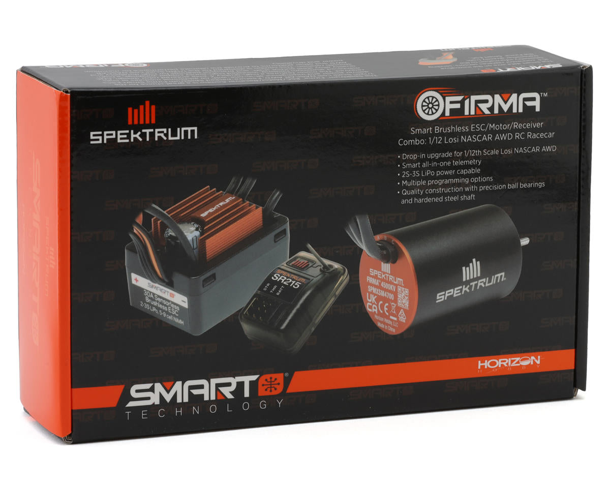 Spektrum - RC Firma Losi® NASCAR Brushless Motor/ESC/Receiver Combo (4500Kv)