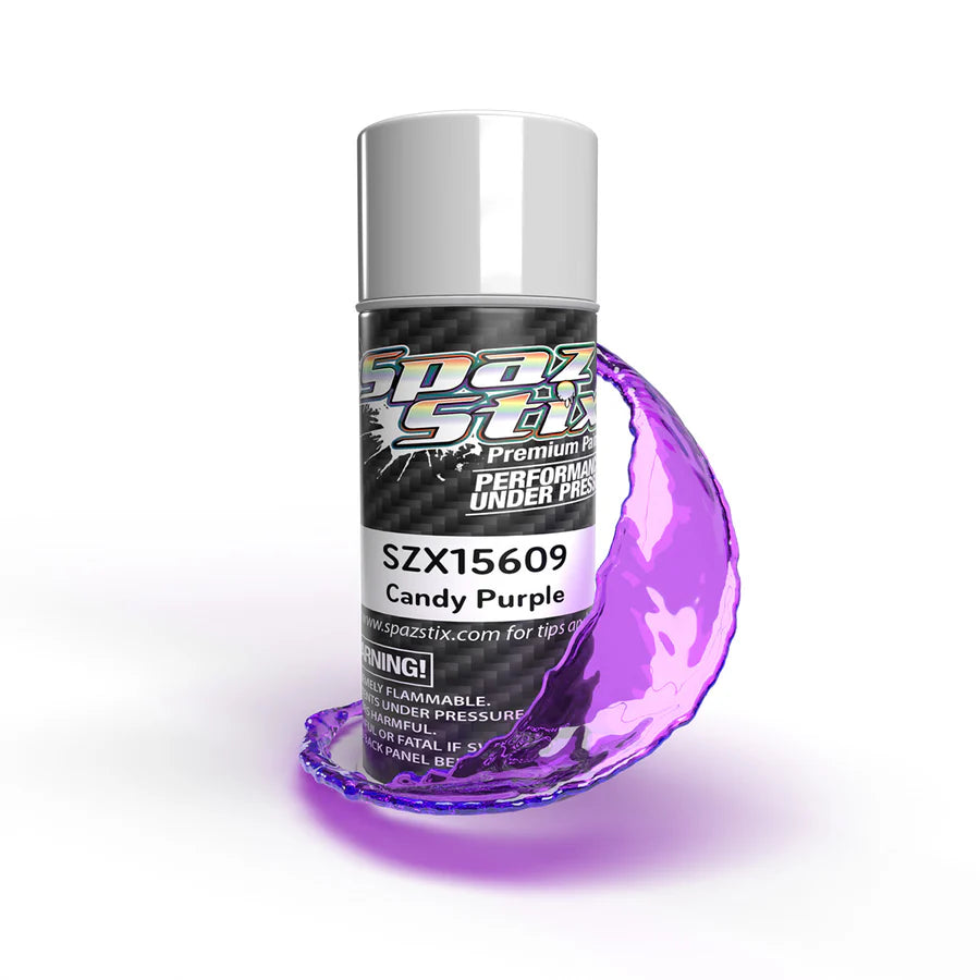 Spaz Stix Candy Purple Aerosol Paint, 3.5oz Can