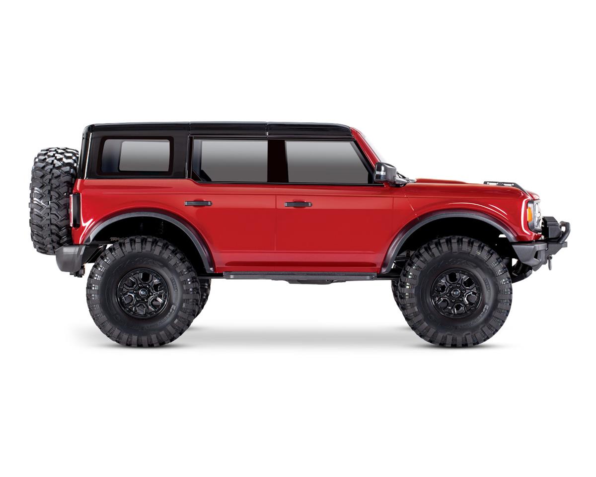 Traxxas - TRX-4 1/10 Trail Crawler Truck w/2021 Ford Bronco Body (Red) & TQi 2.4GHz Radio