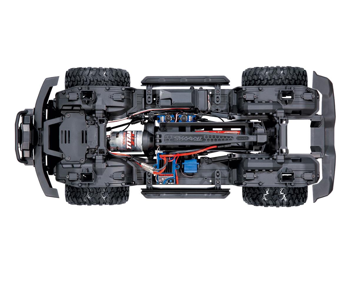 Traxxas - TRX-4 1/10 Trail Crawler Truck w/2021 Ford Bronco Body (Red) & TQi 2.4GHz Radio