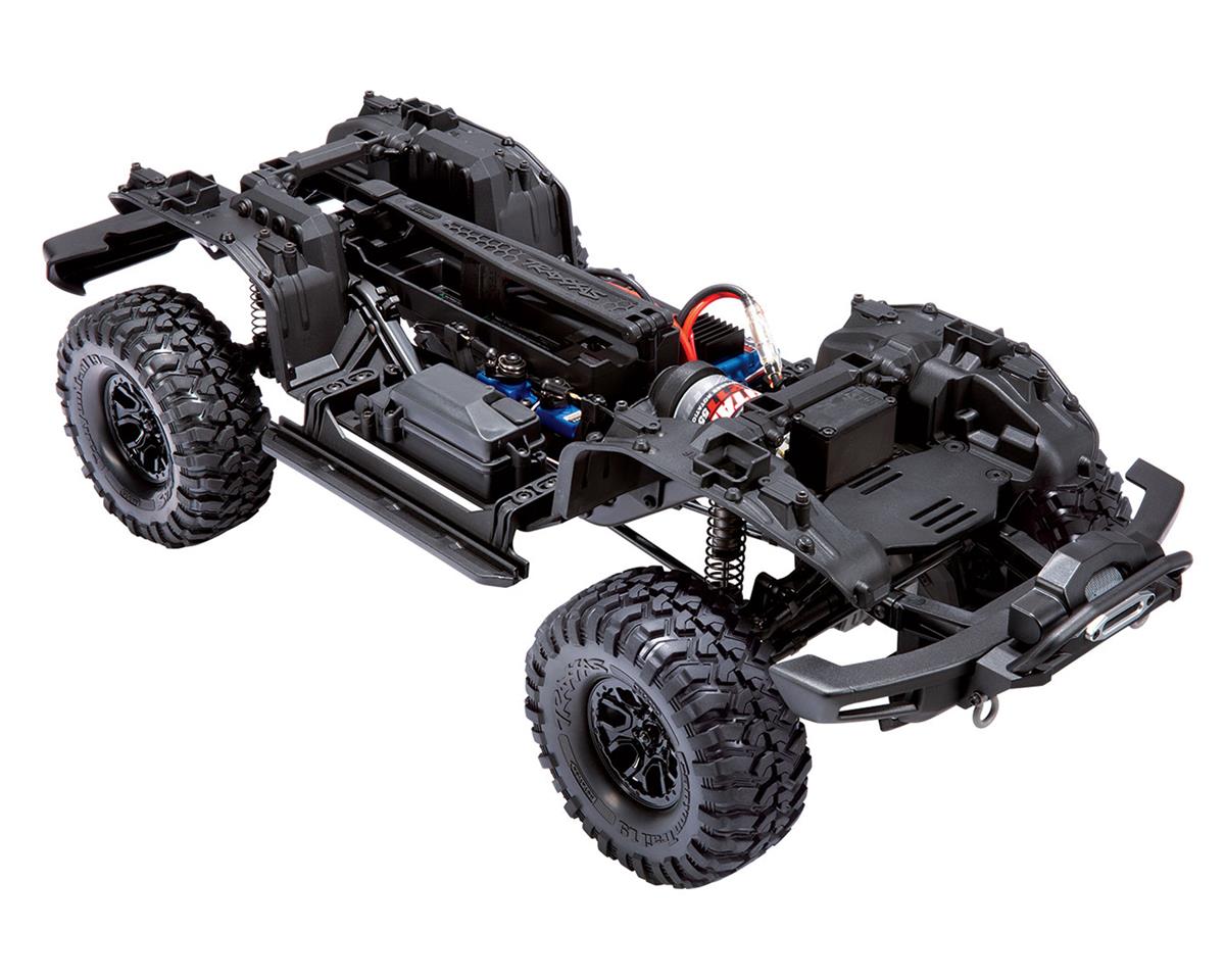Traxxas - TRX-4 1/10 Trail Crawler Truck w/2021 Ford Bronco Body (Velocity Blue) & TQi 2.4GHz Radio