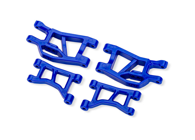 Traxxas Blue Front Upper & Lower Suspension Arms (L&R)