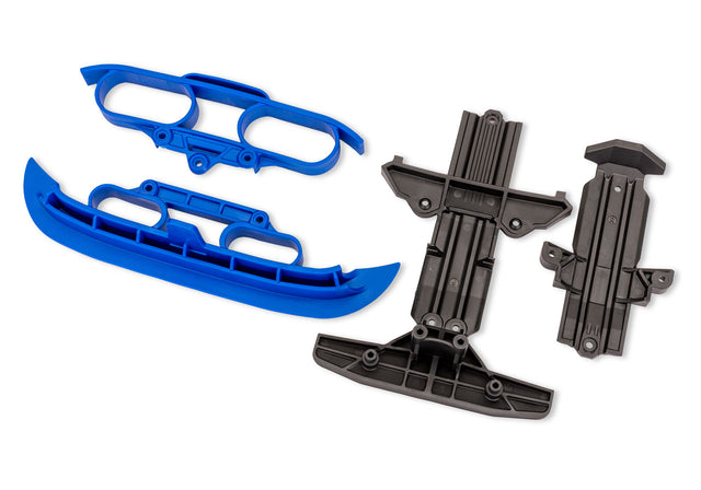 Traxxas Blue Bumpers and Skid Plates