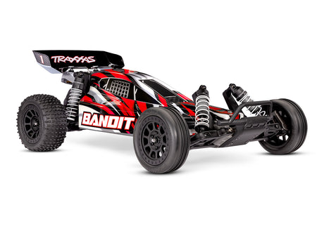 Traxxas Bandit HD 1/10 RTR 2WD Electric Buggy (Red) w/XL-5 ESC, TQ 2.4GHz Radio, Battery & USB-C Charger