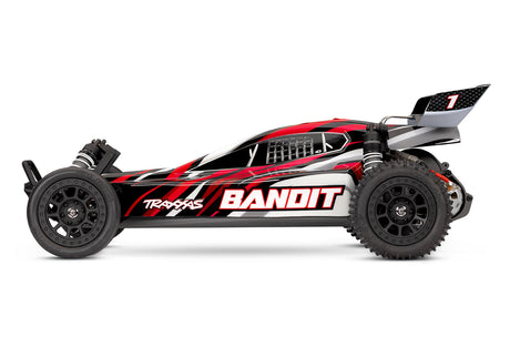 Traxxas Bandit HD 1/10 RTR 2WD Electric Buggy (Red) w/XL-5 ESC, TQ 2.4GHz Radio, Battery & USB-C Charger