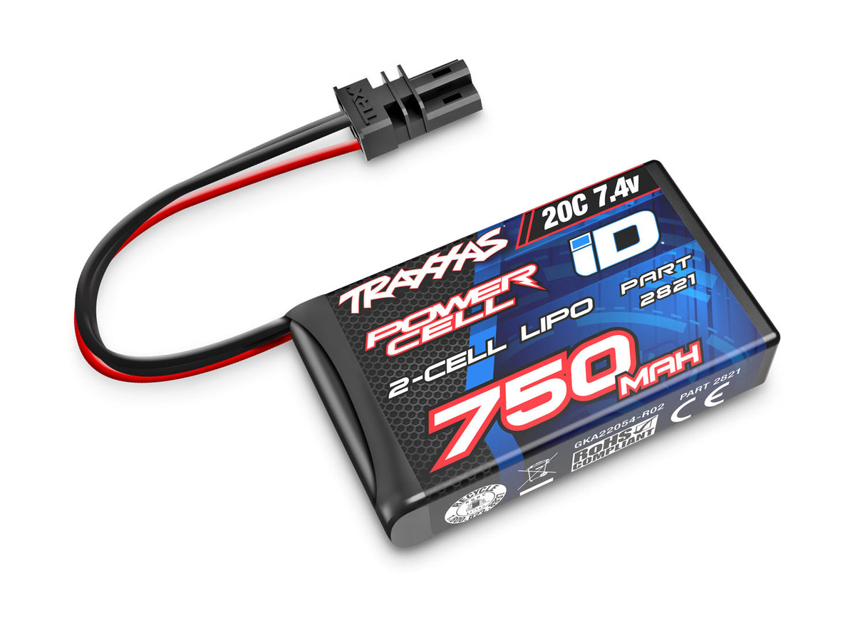 Traxxas 750 mAh 7.4 Volt 2-Cell LiPo Battery
