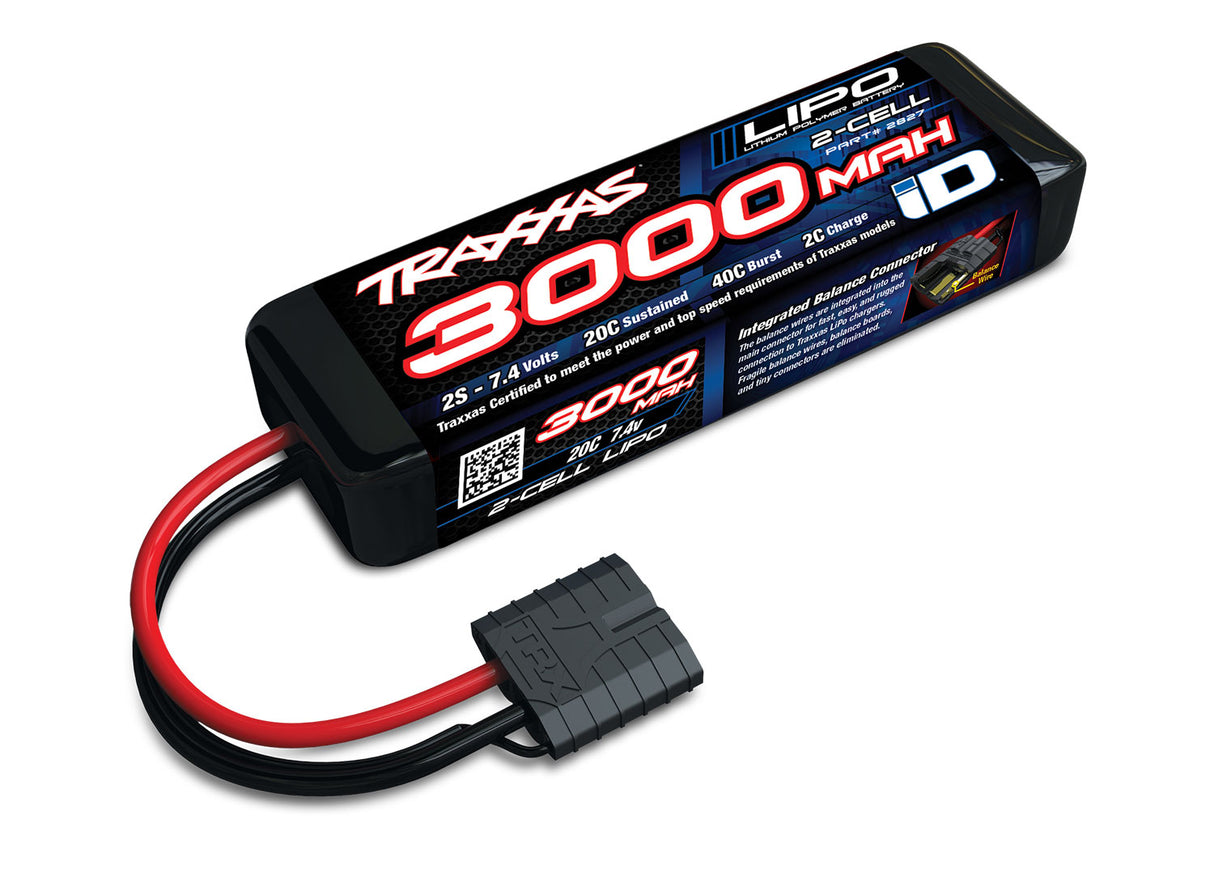 Traxxas 3000 mAh 7.4 Volt 2-Cell LiPo Battery