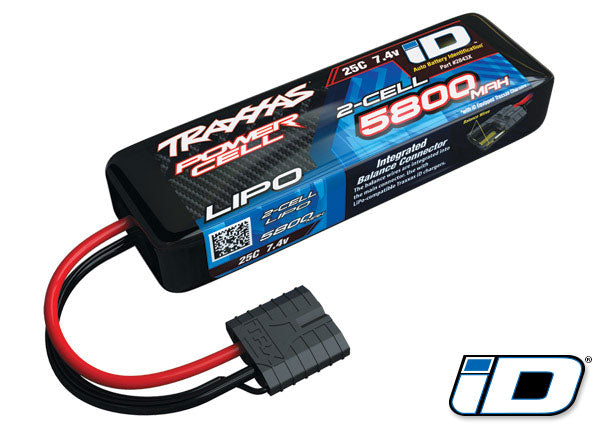 Traxxas 5800 mAh 7.4 Volt 2-Cell LiPo Battery
