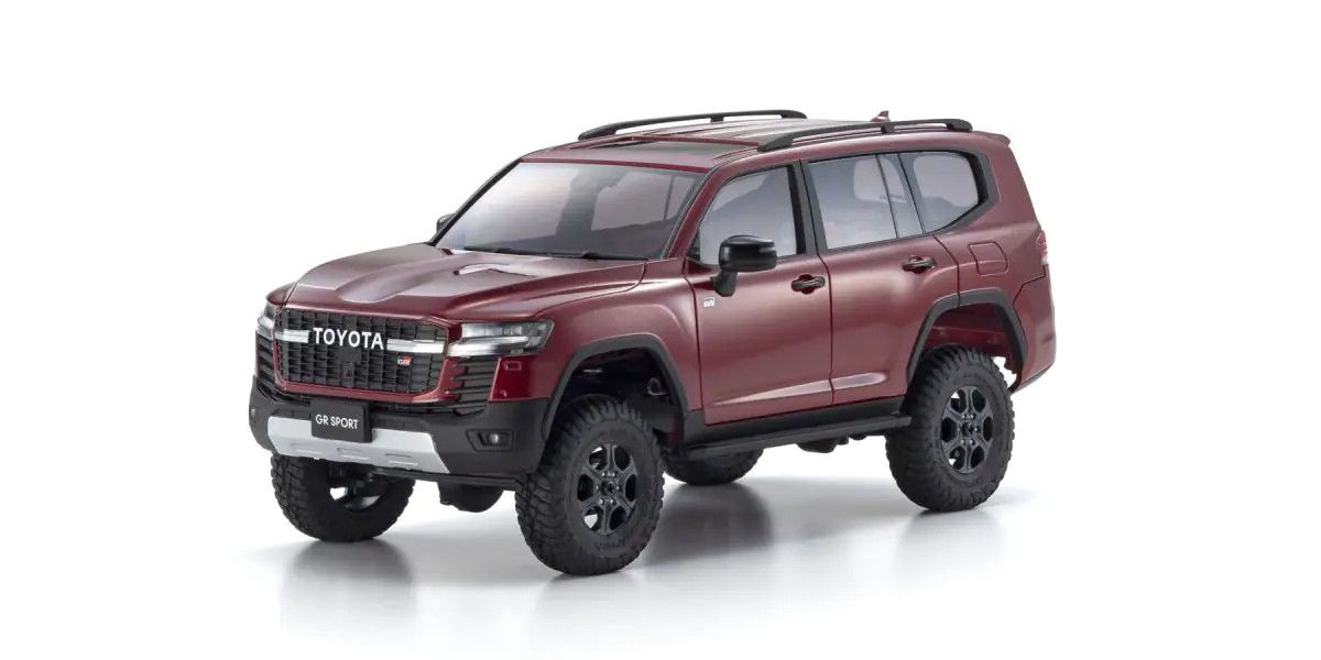 Kyosho MINI-Z 4x4 Readyset Toyota LAND CRUISER 300 GR SPORT Dark Red Mica Metallic