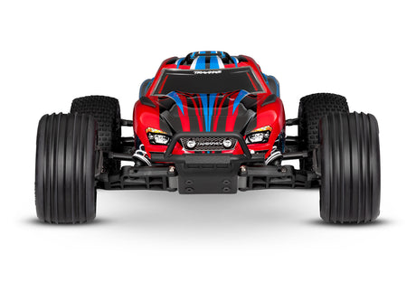 Traxxas Rustler HD 1/10 RTR 2WD Electric Stadium Truck (Red) w/XL-5 ESC, TQ 2.4GHz Radio, Battery & USB-C Charger