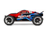 Traxxas Rustler HD 1/10 RTR 2WD Electric Stadium Truck (Red) w/XL-5 ESC, TQ 2.4GHz Radio, Battery & USB-C Charger