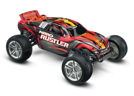 Traxxas Rustler 1/10 2WD Stadium Truck with TSM (Nitro)