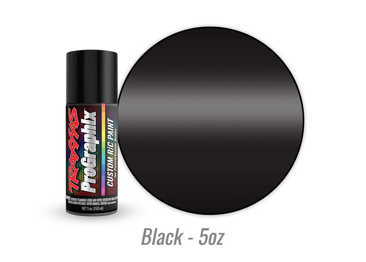 Traxxas Black ProGraphix Spray Paint (5 oz)
