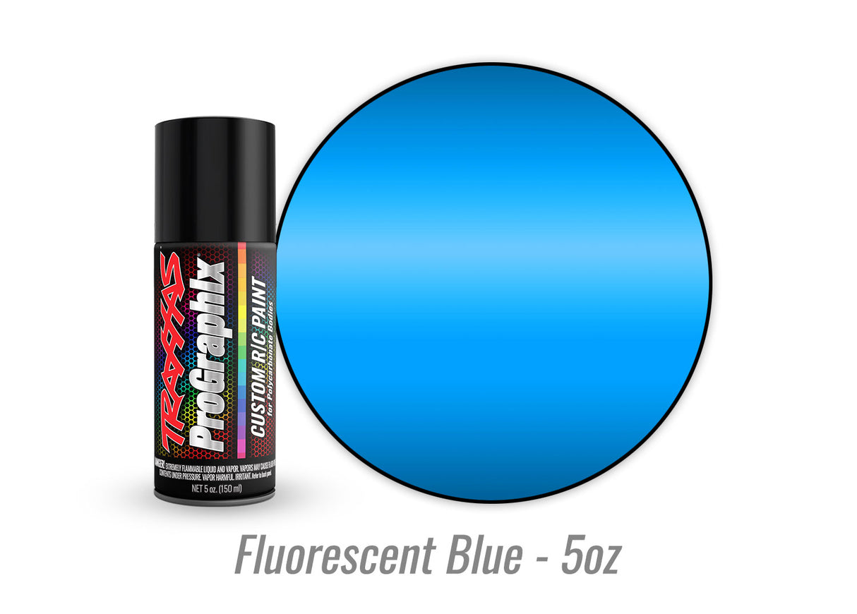 Traxxas Fluorescent Blue ProGraphix Spray Paint (5 oz)