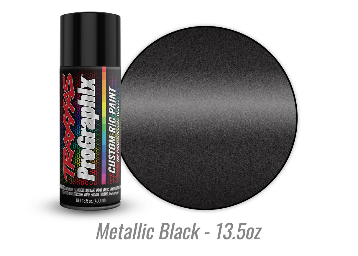 Traxxas Metallic Black ProGraphix Spray Paint (13.5 oz)
