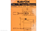 Savox SH-0255MG+ Digital Micro Servo – Metal Gear