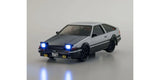 Kyosho First MINI-Z Toyota Sprinter Trueno AE86 Readyset – White/Black