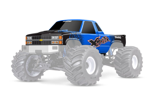 Traxxas Blue X-Monster Chevrolet GMT400 CK Truck Body