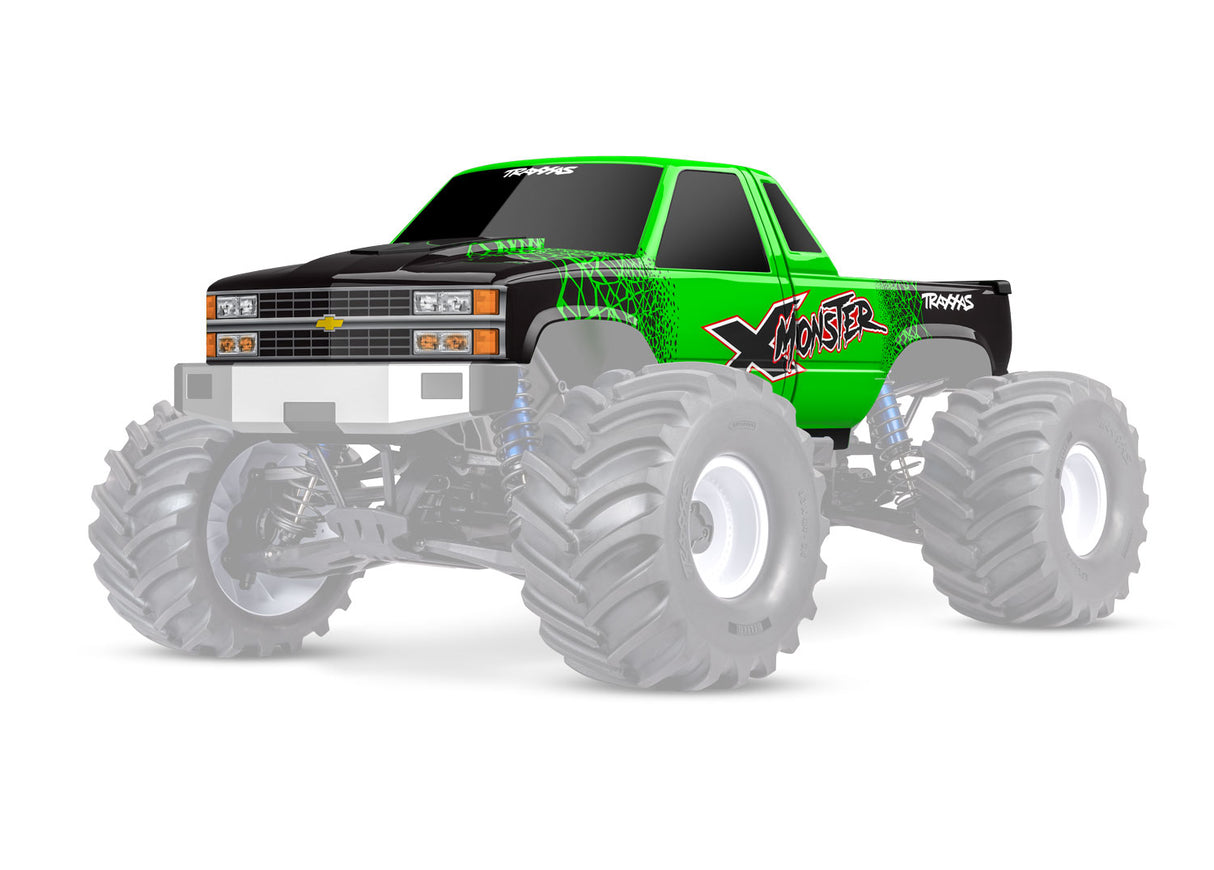 Traxxas - Green X-Monster Chevrolet GMT400 CK Truck Body