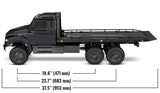 Traxxas TRX-6® Ultimate RC Hauler: 1/10 6WD Electric Flatbed Truck
