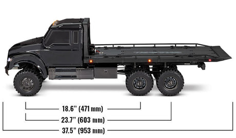 Traxxas TRX-6® Ultimate RC Hauler: 1/10 6WD Electric Flatbed Truck
