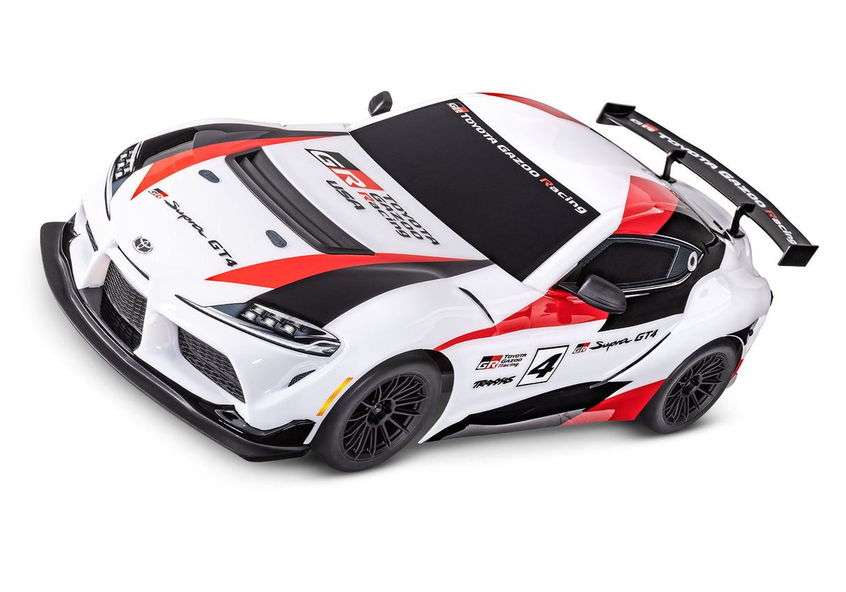 Traxxas 4-Tec 3.0 BL-2S 1/10 Electric RTR Touring Car w/Toyota GR Supra GT4 Body (White) w/TQ 2.4GHz Radio