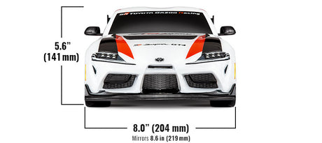 Traxxas 4-Tec 3.0 BL-2S 1/10 Electric RTR Touring Car w/Toyota GR Supra GT4 Body (White) w/TQ 2.4GHz Radio