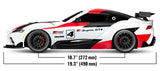 Traxxas 4-Tec 3.0 BL-2S 1/10 Electric RTR Touring Car w/Toyota GR Supra GT4 Body (White) w/TQ 2.4GHz Radio