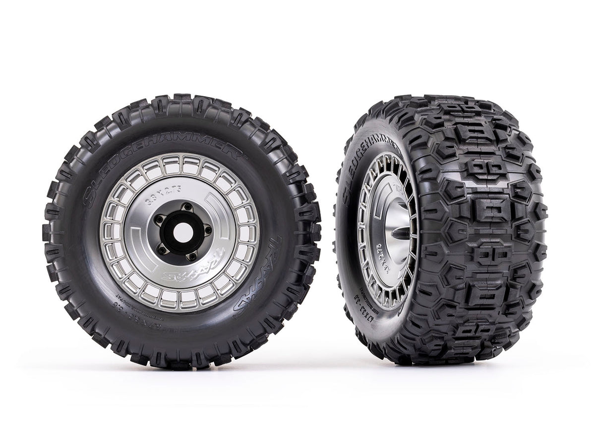 Traxxas 3.8" Modular Wheels & Sledgehammer Tires (2)