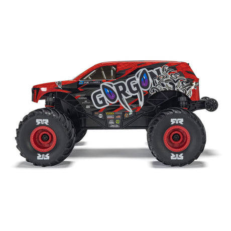 1/16 GORGON GROM 4X4 RTR Brushed Monster Truck (Battery & Charger Included), Red